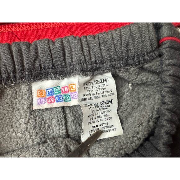 Vintage Y2K 24M Small Steps Racing Race Car Sweatshirt & Sweatpants Suit - Picture 9 of 9